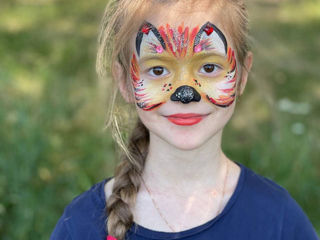 Pictez copii la diferite evenimente. Бодиарт на лице. Аквагрим. Face painting. Desene pe față. foto 8