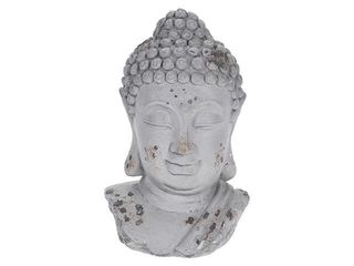 Статуя "Голова Будды" 20Cm, Серый фото 1