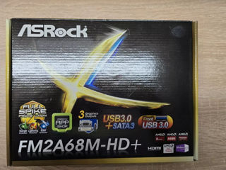 Asrock H81 Pro BTC R2.0 Asrock FM2A68M-HD+ фото 2