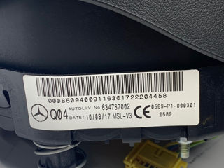 Подушка Airbag Mercedes / подушка безопасности A0008601002 C class W205 E class W213, GLE GLS foto 7