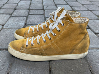 Leather Crown Sneakers. Hand Made In Italy. Размер 40. Оригинал. В идеальном состоянии. foto 2