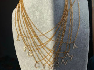 Bijuterii Superbe Brand Zara ,argint 925 acoperit cu aur 999 foto 3