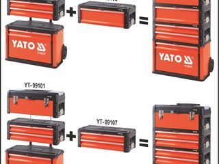 Шкаф для инструментов 3 отсека YATO (YT-09101) foto 2