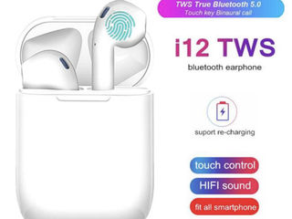 Беспроводные наушники airpods tws i12 foto 2