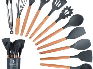 Set ustensile 12 pcs din silicon diverse culori! foto 2