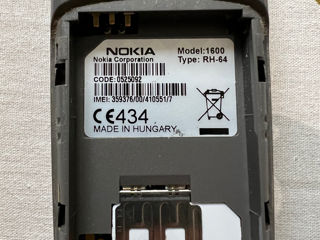 Nokia 1600 silver - 300Lei foto 3