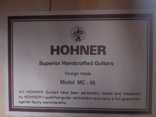 Hohner Mc 05 made in Germany новая 1400 лей foto 2