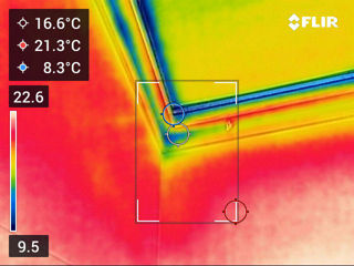 Scanare termică (termografie)a clădirilor si zonelor cu pierderi de căldură, infiltrații de aer rece foto 18