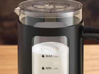 Spumator de lapte, Spumator automat de cafea Morpilot 4 în 1, Material din sticlă foto 4