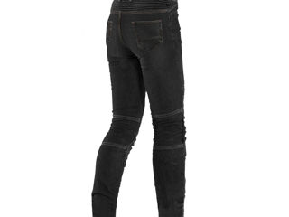 Blugi (jeans) moto barbati Seventy model SD-PJ6 tip Slim fit culoare: negru (cu insertii Aramid Kevl foto 3