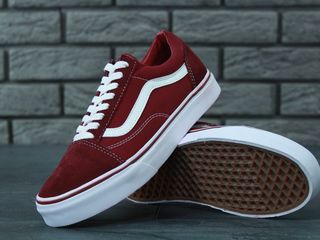 Vans Old Skool Bordo & White Unisex 2 foto 6