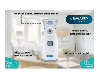 Nebulizator / Inhalator portabil pentru copii și maturi foto 4