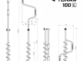 Ледобур Тонар ЛР-100Д foto 6