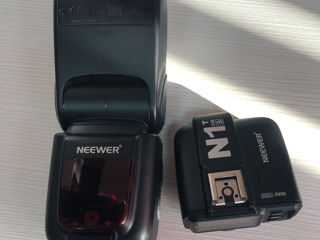 Se vinde transmițător + bliț Neewer, pentru Sony foto 4