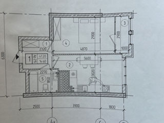 Apartament cu 1 cameră, 42 m², Botanica, Chișinău