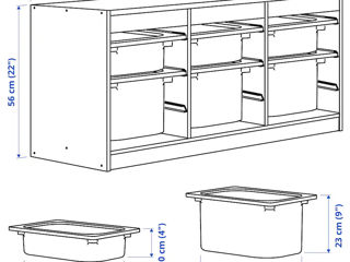 Mobila pentru jucarii/depozitare Ikea foto 5