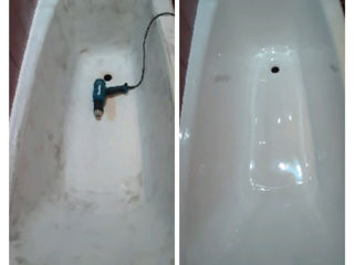 Професcиональная реставрация ванн ремонт ванны. жидкий акрил для ванн. покрасить ванну покрытие ванн foto 15