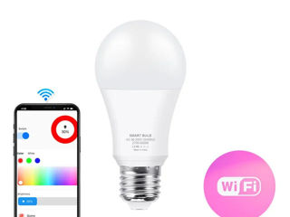 Bec Smart RGB E27 cu WiFi foto 1