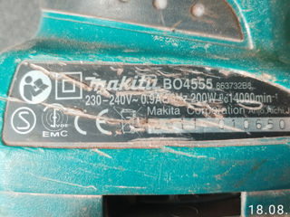 Perforator Bosch și mașina de șlefuit Makita funcționale foto 5