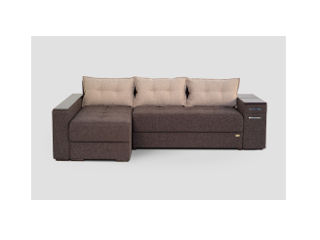 Canapea de colt Confort N-8 brown 1520*1980 mm, calitate, stil, disponibilitate