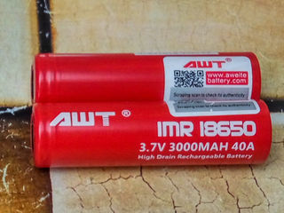 Аккумуляторы для электронных сигарет купить Литиевые аккумуляторы 18650 емкостью 4200mA 25 лей Аккум foto 6