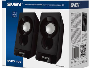 Boxe SVEN 300 5 w cu fir Produs Nou / Колонки SVEN 300 5 Вт с проводом foto 2