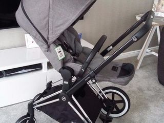 Carucior 3 in 1 cybex priam manhattan grey + accesorii. Caruciorul folosit, restul toate sint noi. foto 7