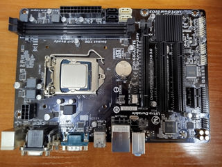 vind placa de baza GIGABYTE H81M,totul este functional.