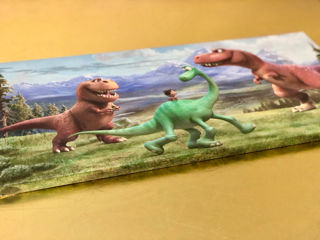Tablou Dinosauri - pentru camera copilului, mărimea 71x34 cm. foto 2
