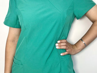 Bluza medicală pentru femei ferox woman - verde / женская медицинская рубашка ferox woman - светл...