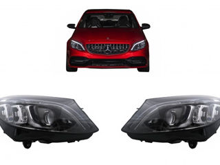 Faruri Full Multibeam LED compatibil cu Mercedes C-Class W205 S205 (2014-2018) LHD фары foto 1