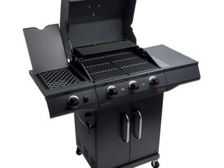 Gratar pe gaz din inox Char-Broil Performance Power Edition 3, grile din fonta, sear burner, plita foto 11