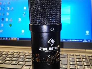 Professional Cardioid Condenser Microphone Auna MIC-900. 25mm capsule.