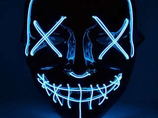 Светодиодная неоновая маска «Судная ночь» - новый тренд 2019 года! foto 8