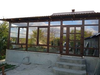 Veranda din sticla cu profile aluminiu * Панорамеые окна *Usi glisante aluminiu pentru terase HoReCa foto 13