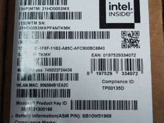 Lenovo ThinkPad T14 GEN 4  / i7-1355U / 32 GB / 512 GB SSD / Новый запечатанный! - 16300 lei