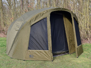 Большая карповая палатка FOX R-Series 2-Man XL + накидка для холодного времени- 550 euro foto 4