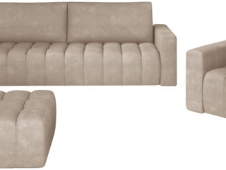 Canapea cu fotoliu încăpătoare și calitativă foto 6