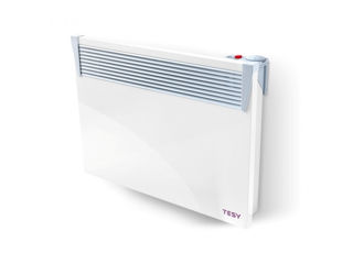 Convector electric de podea TESY CN 03 200 MIS F, 2000W, Termostat reglabil, alb