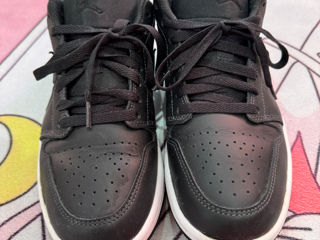 Air Jordan 1 Low trainers in black and white foto 4