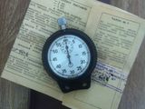 Часы Секундомер СССР 1984г механика с паспортом в коробке в отличном состоянии. foto 3
