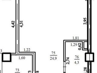 Apartament cu 1 cameră, 47 m², Botanica, Chișinău