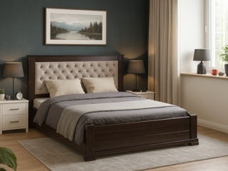 Paturi din lemn la comandă, cu sau fără spațiu de depozitare foto 3