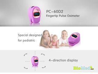 Pulsoximetru PC-60D2 Adulti si copii Пульсоксиметр PC60-D2 для деток и взрослых foto 3