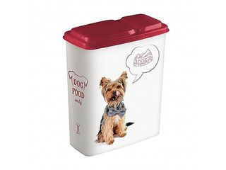 Container Pentru Hrana Lucky Pet 2.3L, Ciini, Bordo