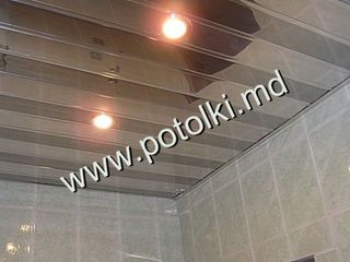 Tavane poduri casetate din aluminiu oglinda, потолки кассетные зеркальные foto 8