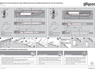 доводчик Allgood Hardware для дверей (скрытый) foto 2