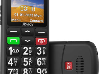 Telefon mobil Uleway Pay as You Go pentru seniori, 2G GSM SIM foto 7