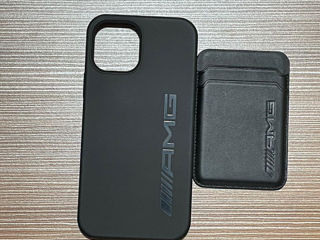 Husa originala Mercedes AMG + magnetic wallet iPhone 12 /12 Pro foto 3