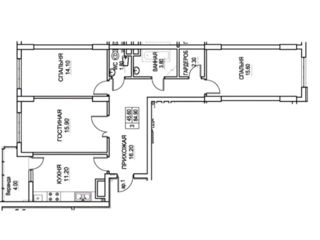 Apartament cu 3 camere, 86 m², Buiucani, Chișinău foto 5